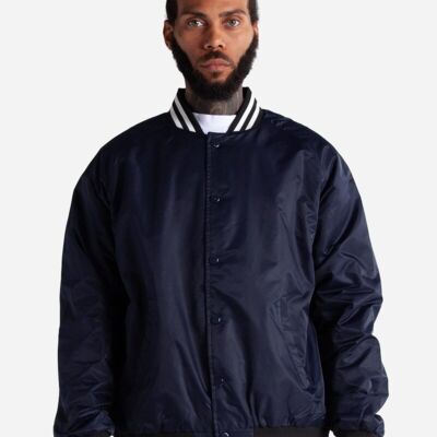 Unisex Collared Varsity Jacket Thumbnail