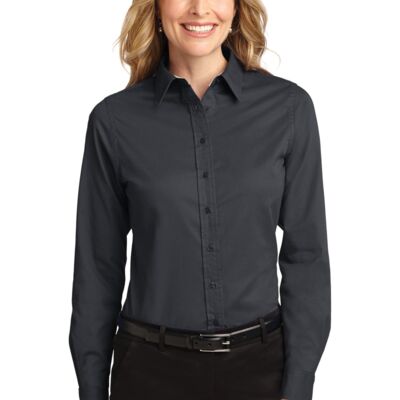 Ladies Long Sleeve Easy Care Shirt Thumbnail